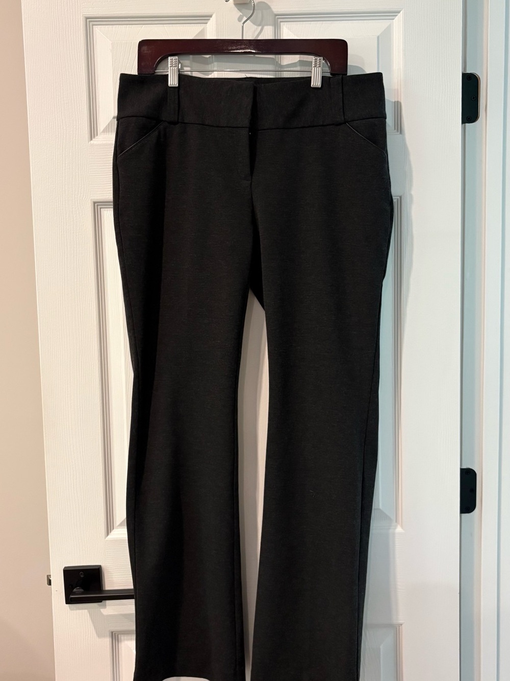 Alfani Gray Straight-Leg Trousers